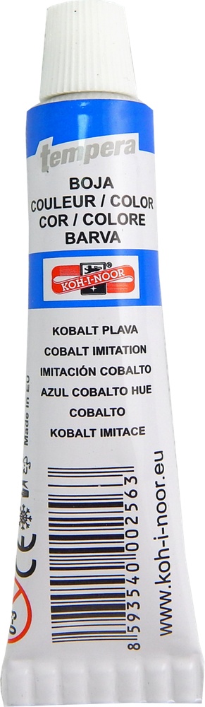 Tempera 16ml světle modrá kobalt