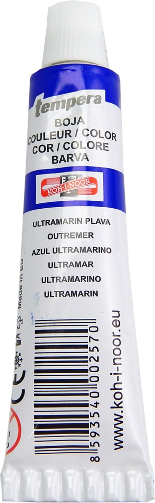 Tempera 16ml tmavě modrá ultramin