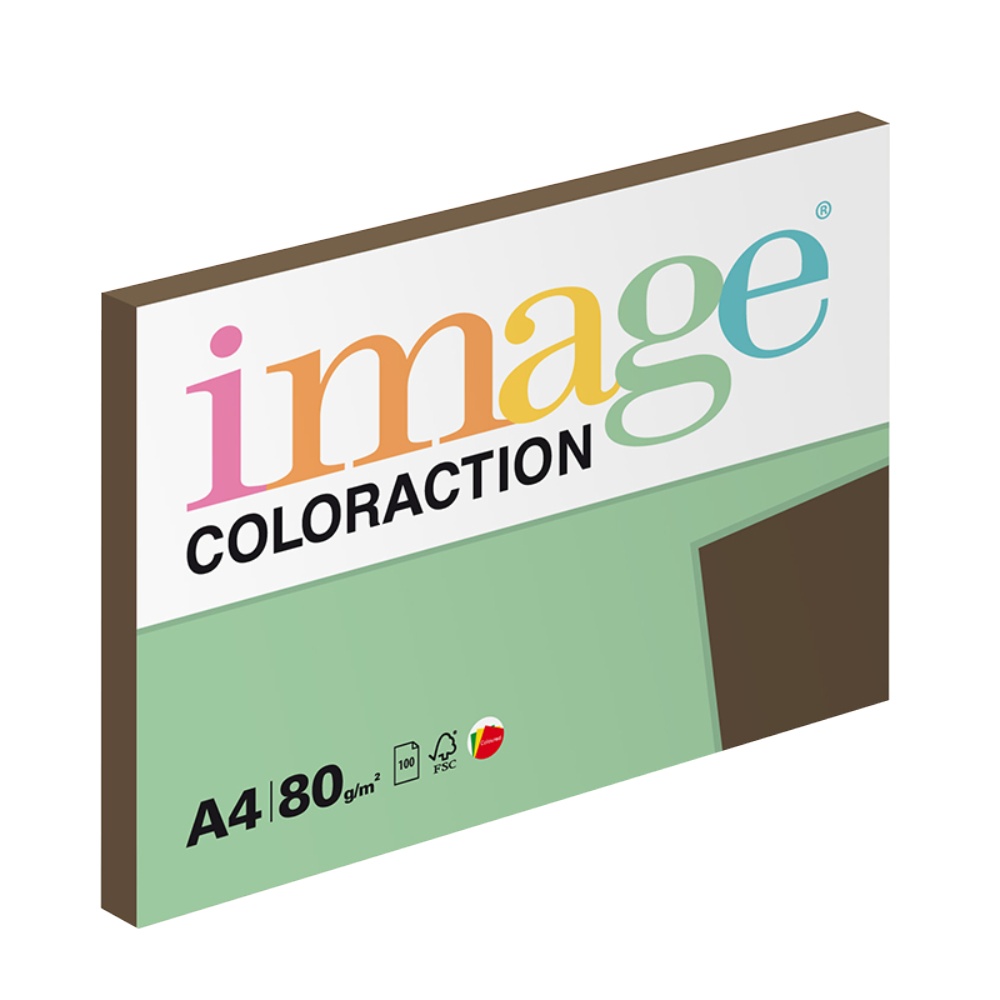 Barevný papír A4 80g.hnědý 100 listů