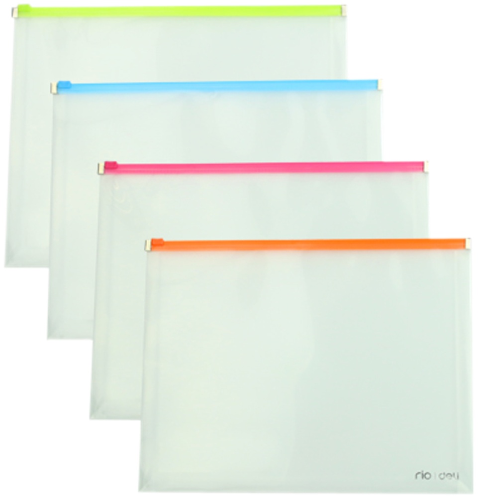 Spisové desky A5 PVC se zipem X dno