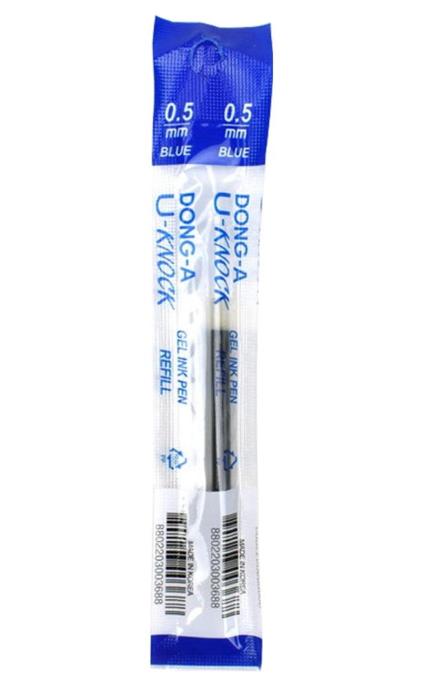 Náplň do propisky U-Knock modrá 0.5mm