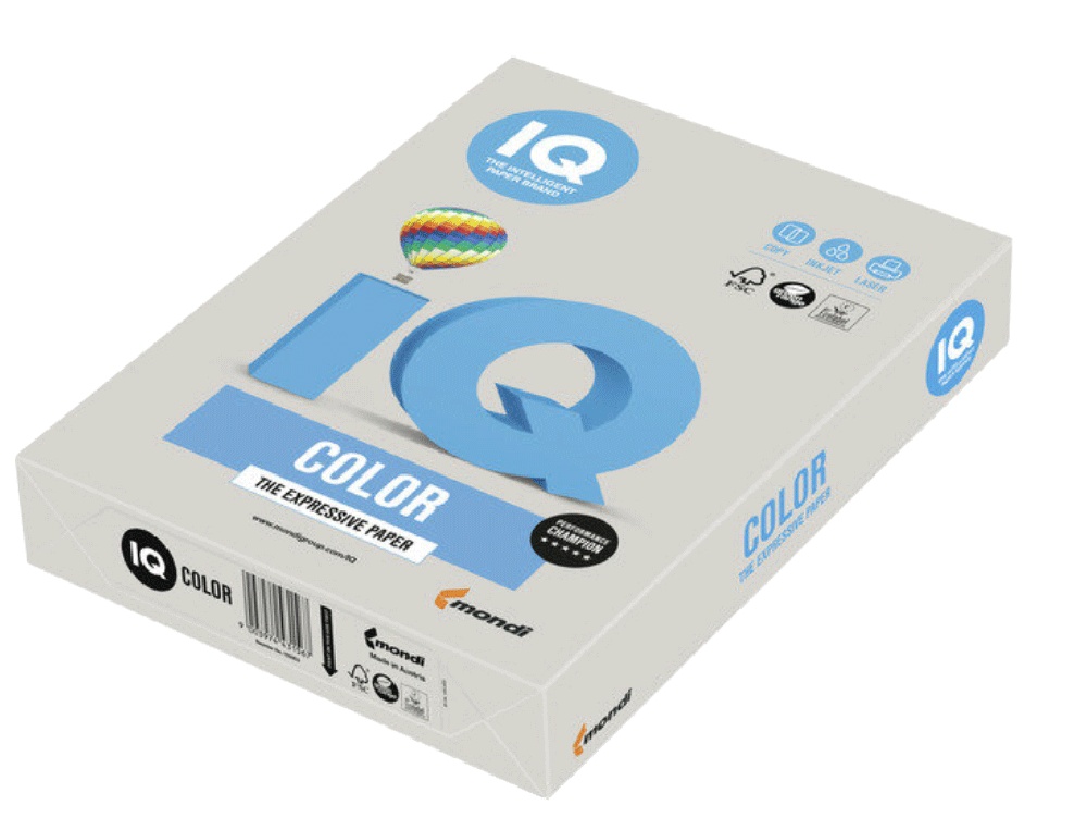 Barevný papír A4 80g.IQ 21 světle šedý 500 listů
