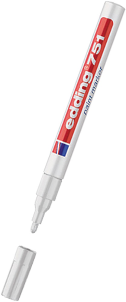 Fix Edding 751 lakový bílý 1mm
