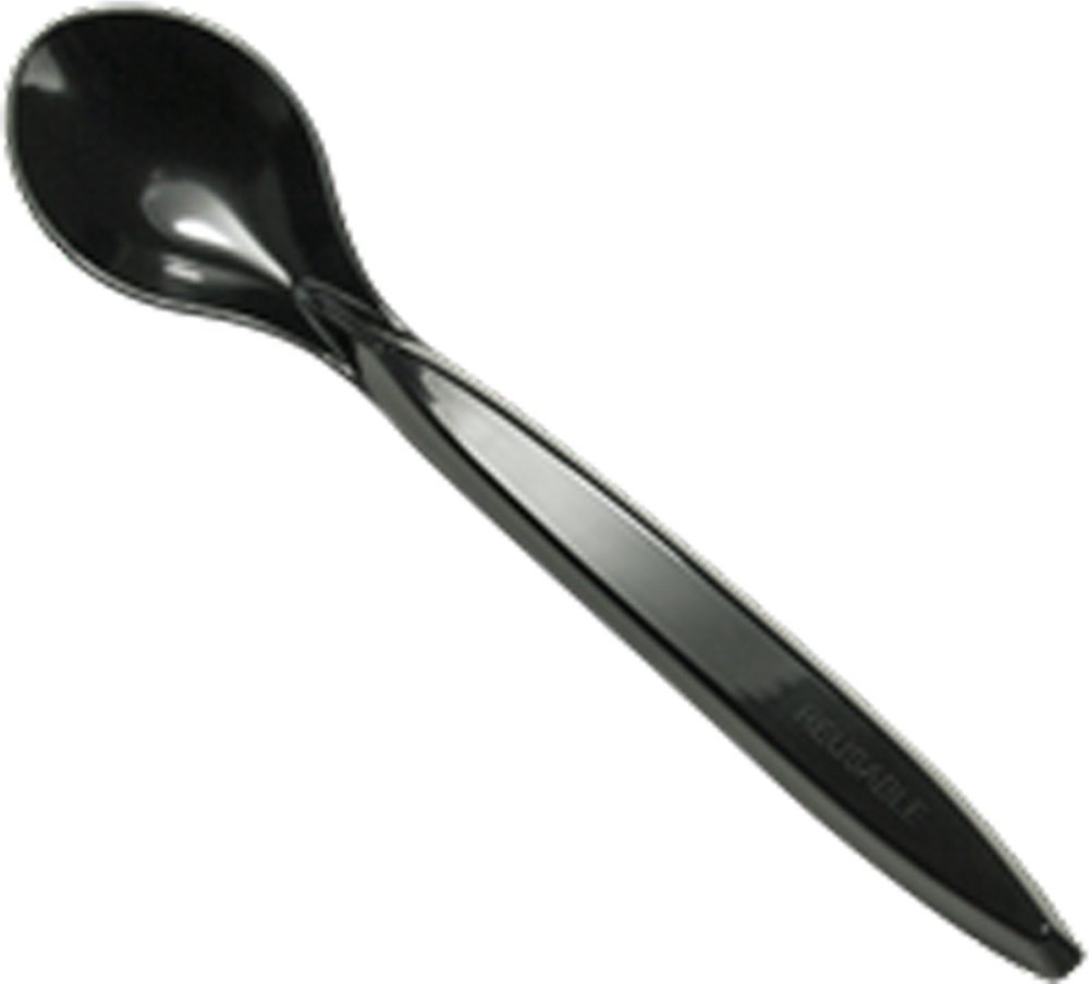 Kávová lžička 13.3cm černá 100ks - 5302