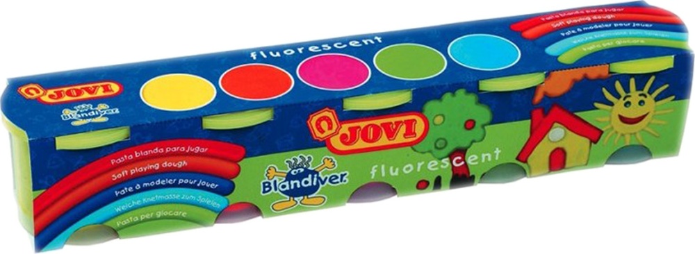 Jovi plastelína 5x110g 5barev neon 405F