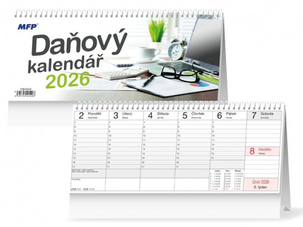 Kalendář s.2026 Daňový MFP 250x105
