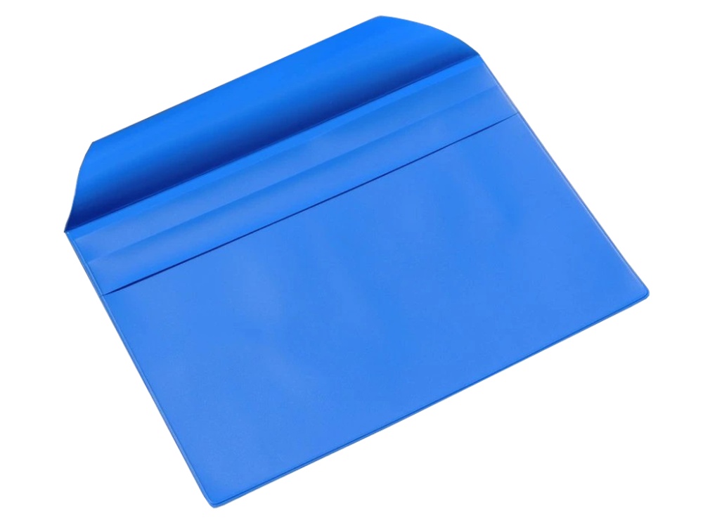 Obálka A4 PVC na dokumenty GDPR modrá