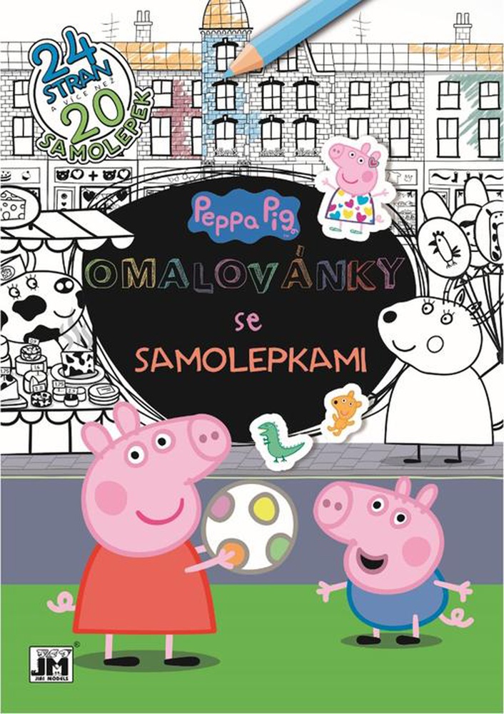 Omalovánky A4+ Peppa+20 etiket 2604-2