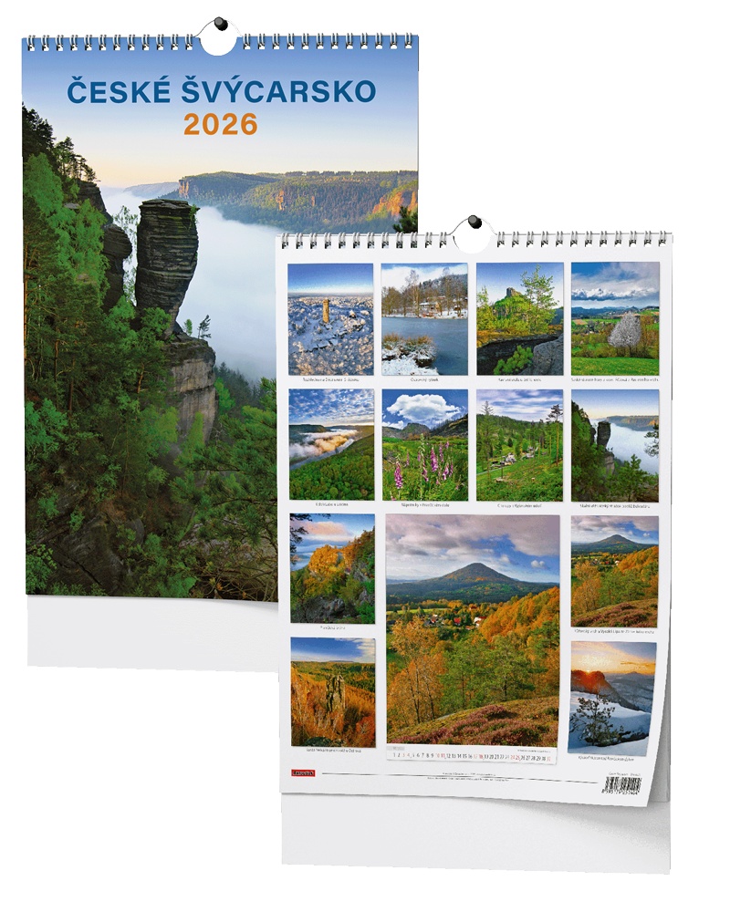 Kalendář n.2026 České Švýcarsko 320x450