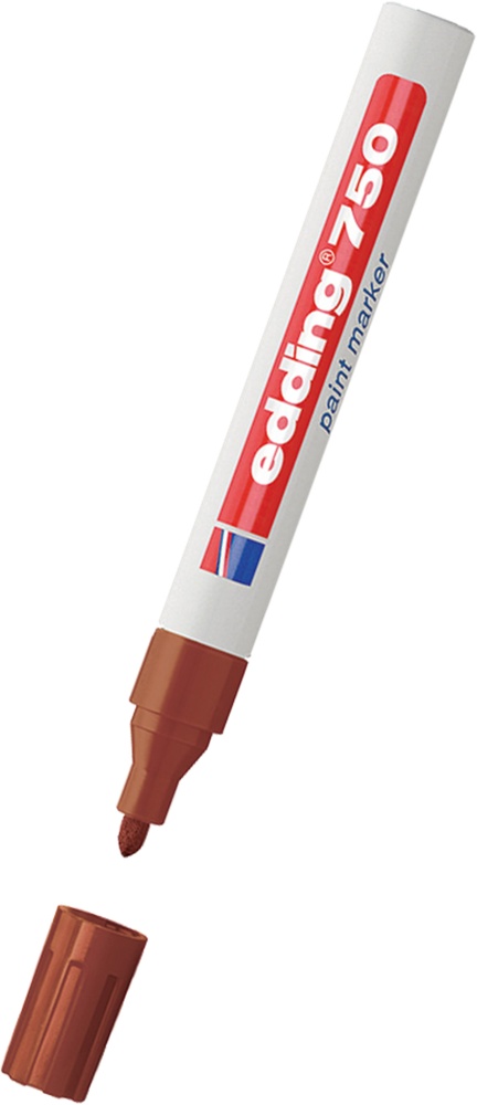 Fix Edding 750 lakový hnědý 2mm