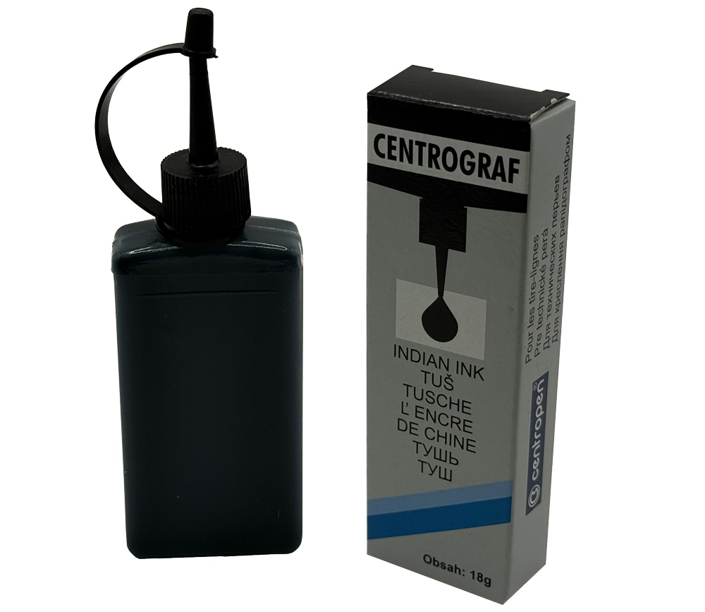 Tuš pro technická pera kanystřík 18g