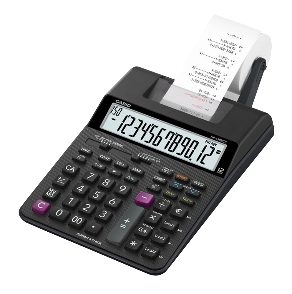 Kalkulačka Casio HR 150 RCE 12 místná 165x220mm