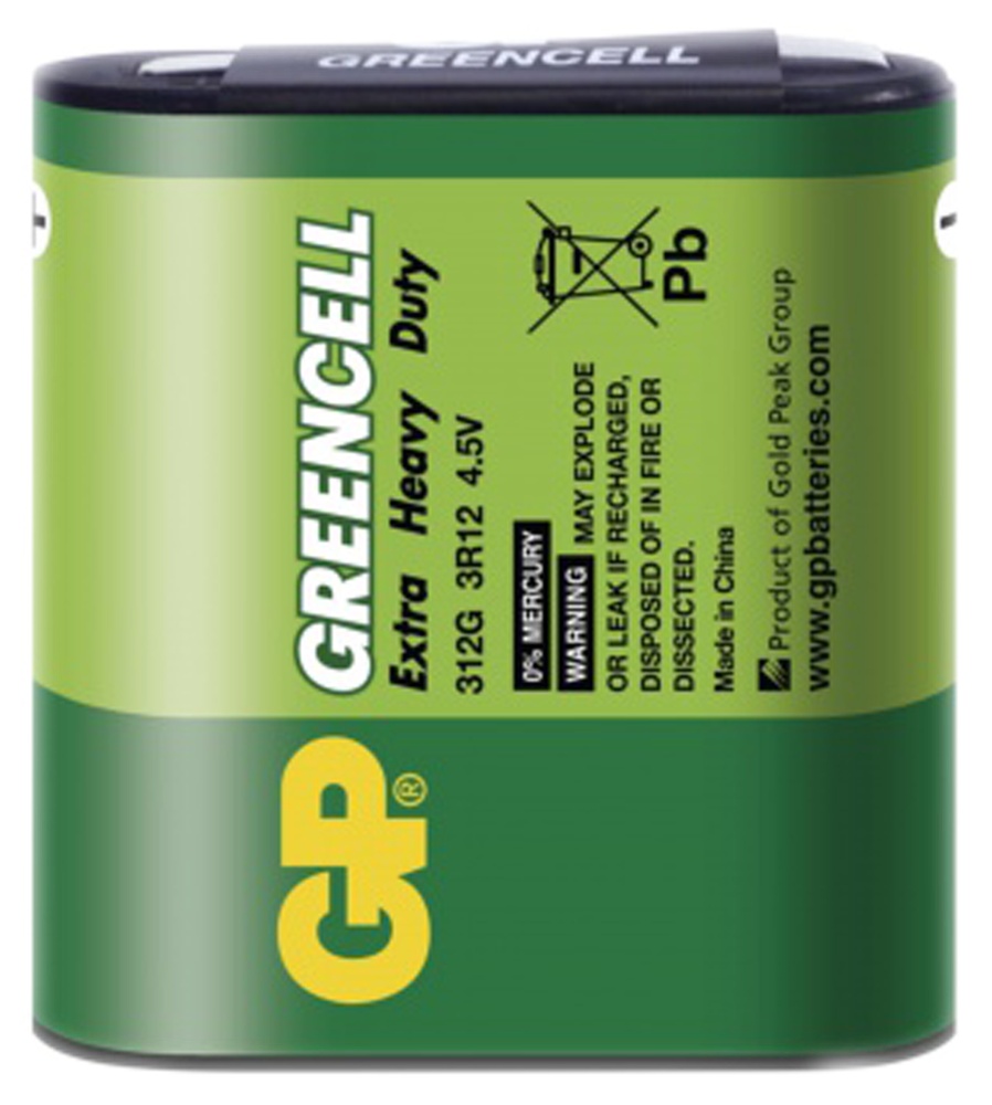 Baterie GP plochá Greencell