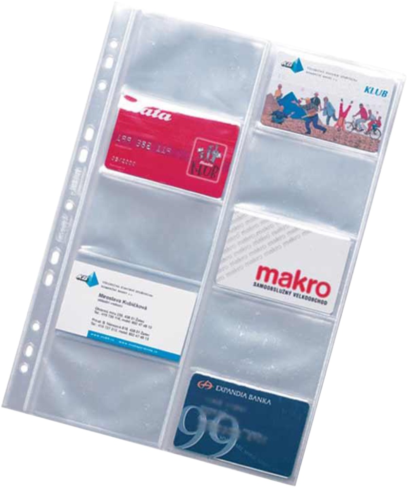 Náhradní list A4 do vizitkáře RV 10listů