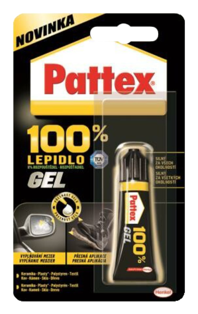 Lepidlo Pattex 100% 8g blistr 406