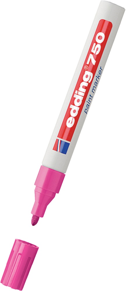 Fix Edding 750 lakový růžový 2mm