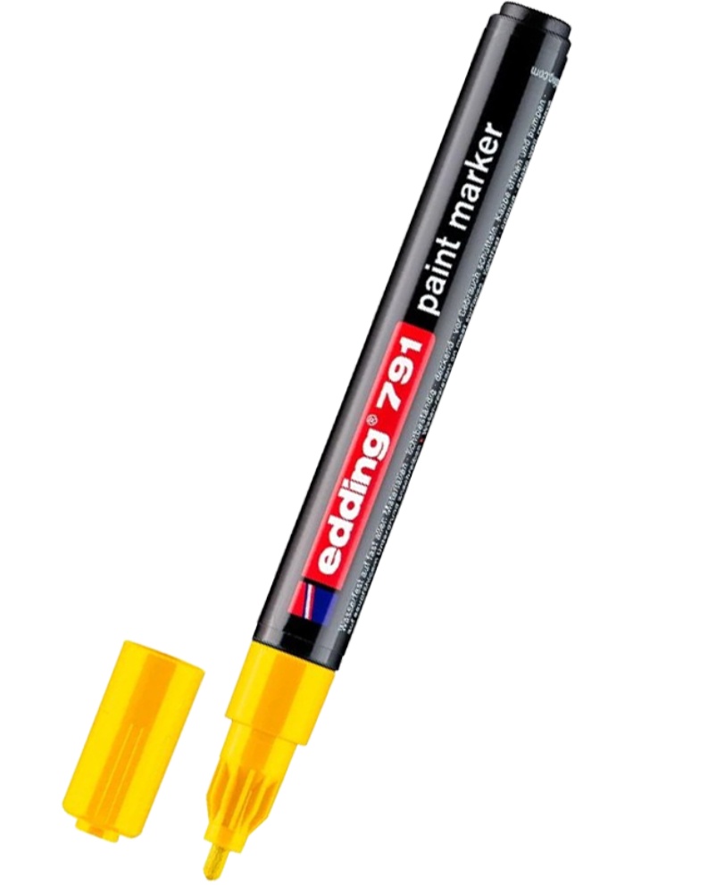 Fix Edding 791 lakový žlutý 1mm