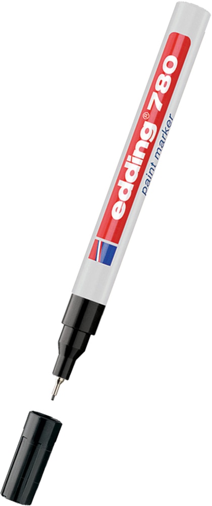 Fix Edding 780 lakový černý 0.8mm