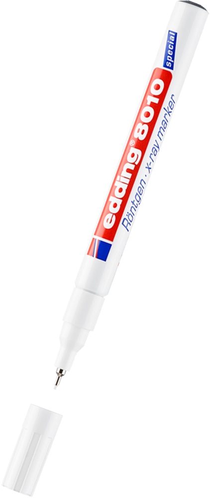 Fix Edding 8010 na rentgen bílý