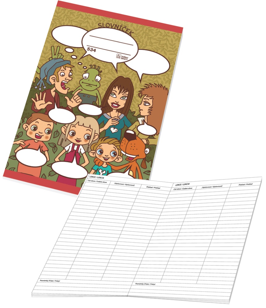 Sešit A5 534e linka slovníček Ecology30l