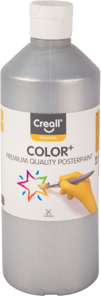 Tempera 500ml stříbrná Creall