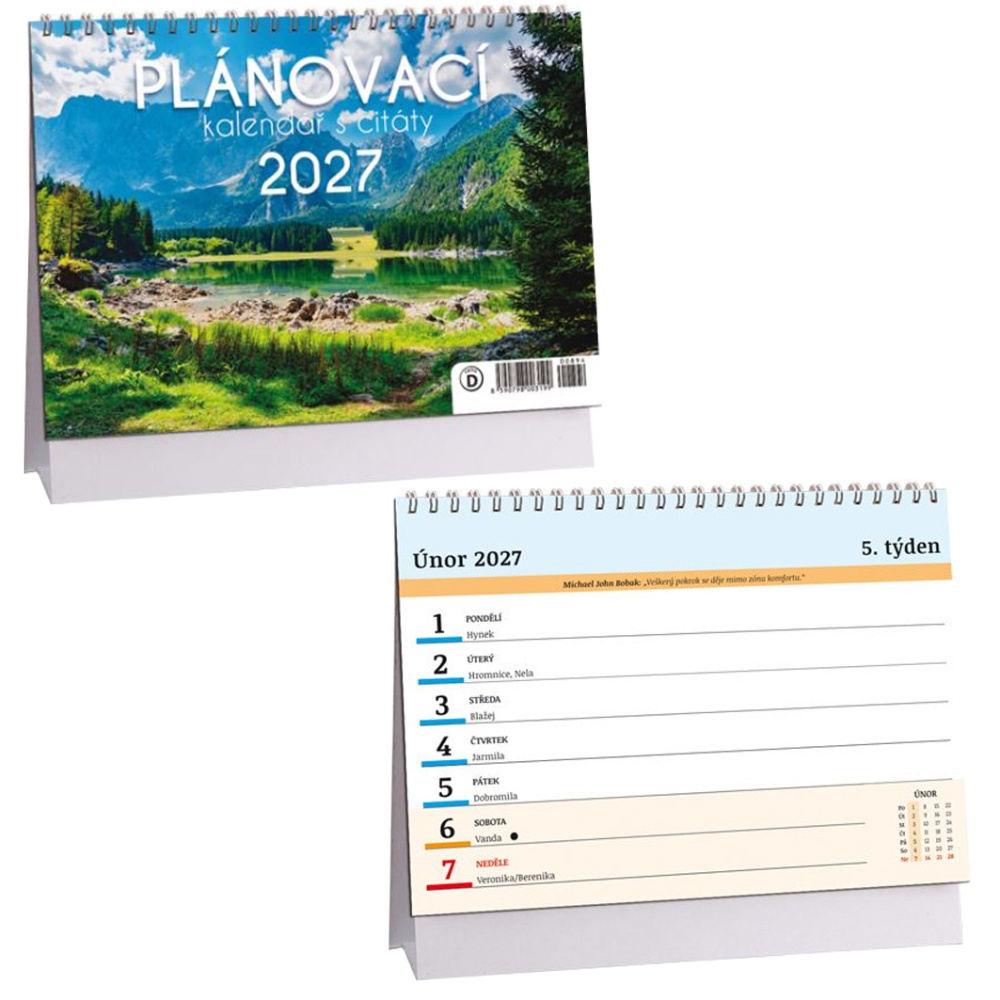 Kalendář s.2027 Plánovací citáty230x160 K894