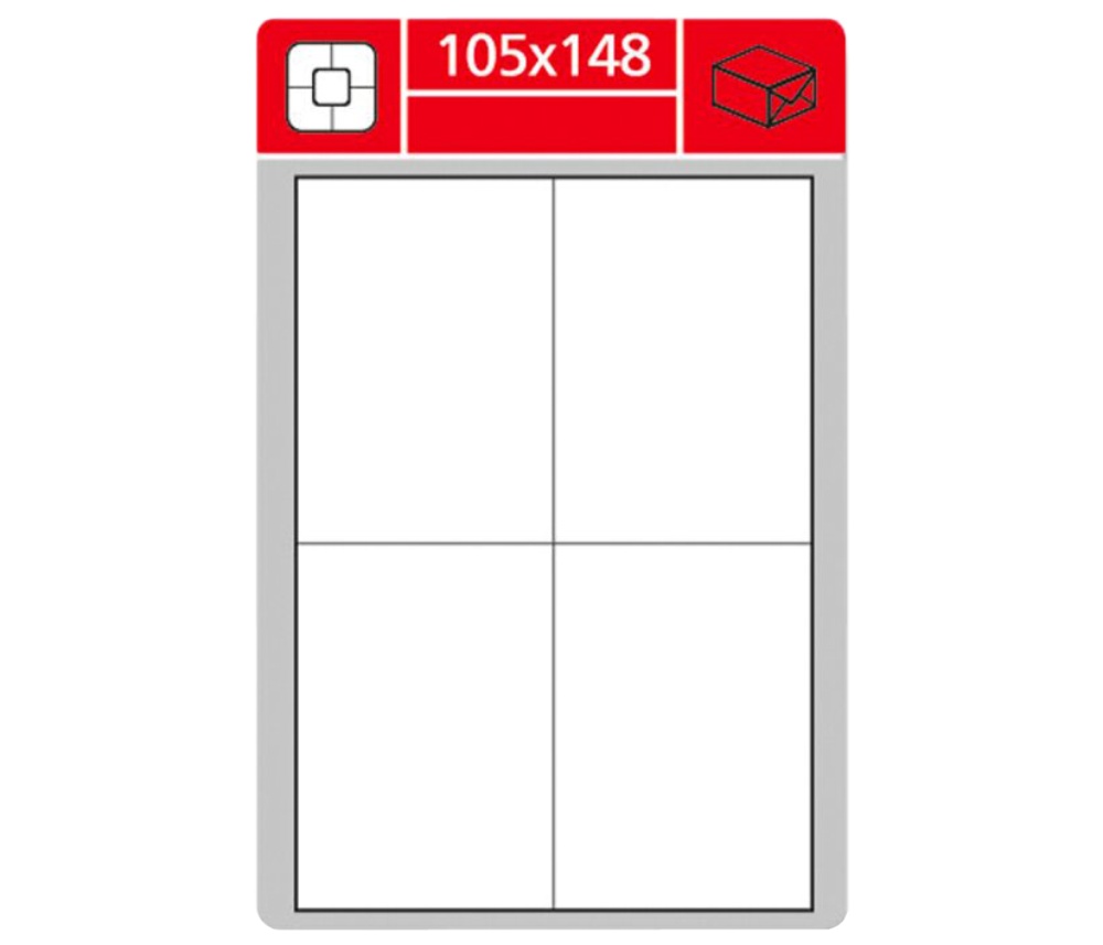 Samolepící etikety Laser Economy 105x148 400 etiket