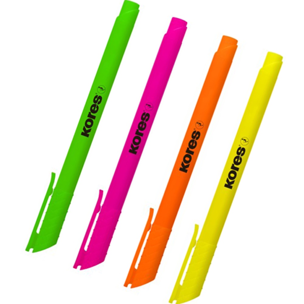 Zvýrazňovač sada Kores High Liner 4ks