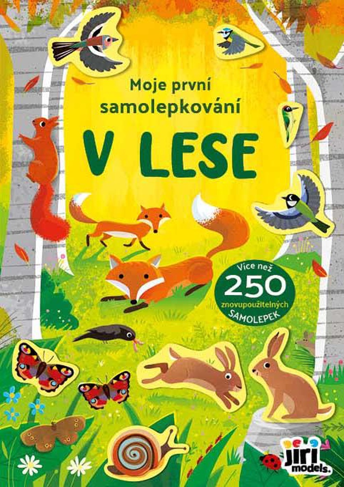 Samolepková knížka V lese 170x240 250et