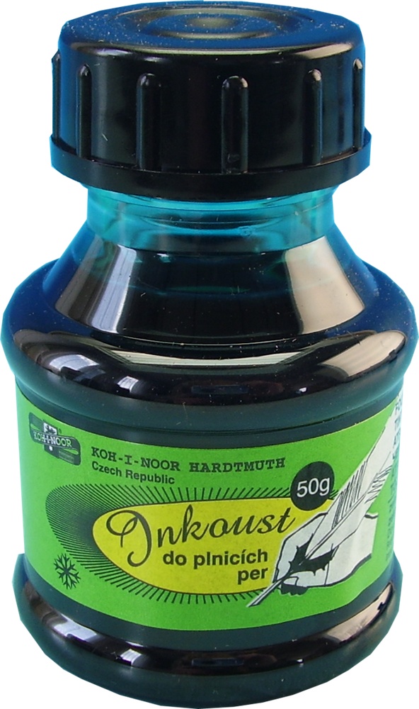 Inkoust plnicí zelený 50g