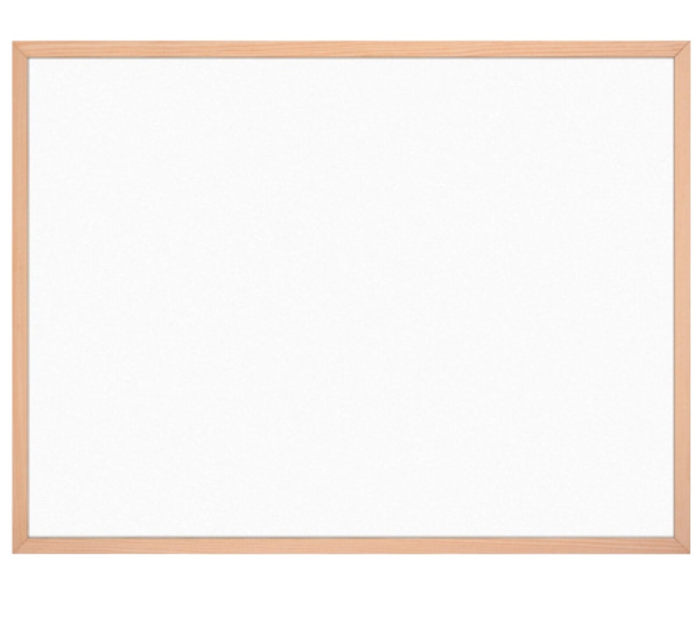 Magnetická tabule 60x90 dřevěný rám