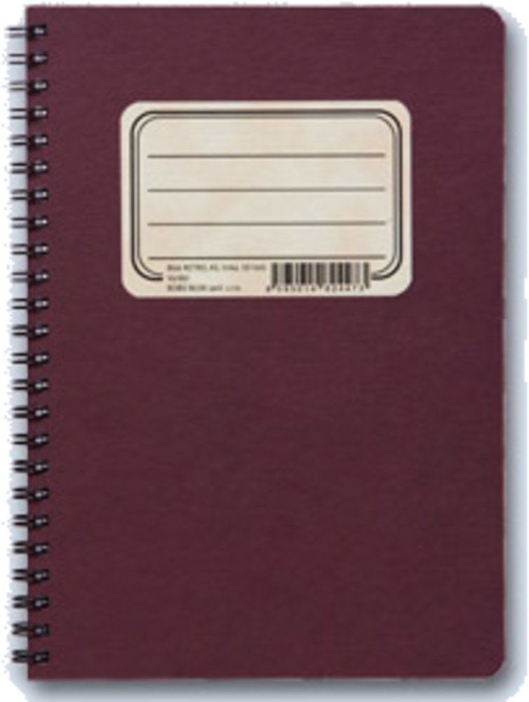 Blok Bobo A5 boční spirála Retro linka 50 listů