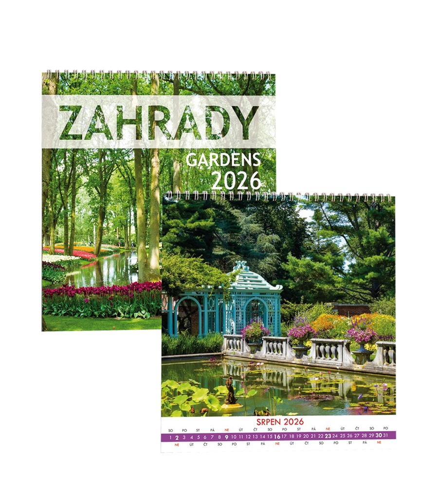Kalendář n.2026 Zahrady 320x340