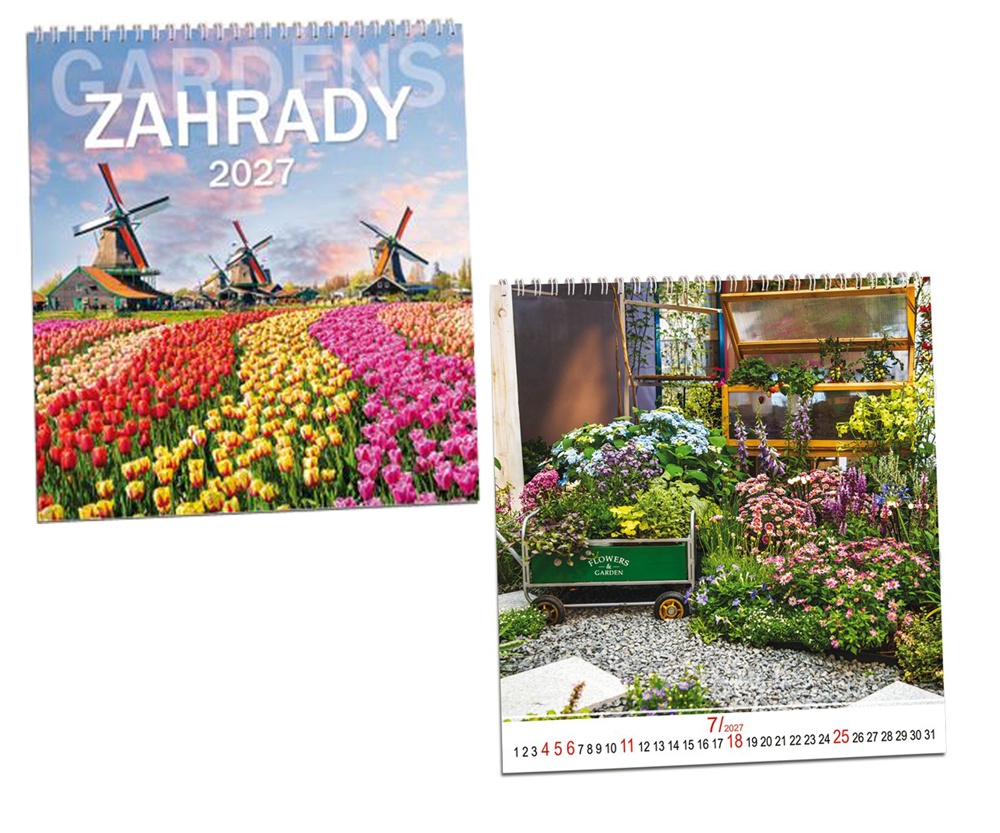 Kalendář n.2027 Zahrady 320x340 KN-CD 355