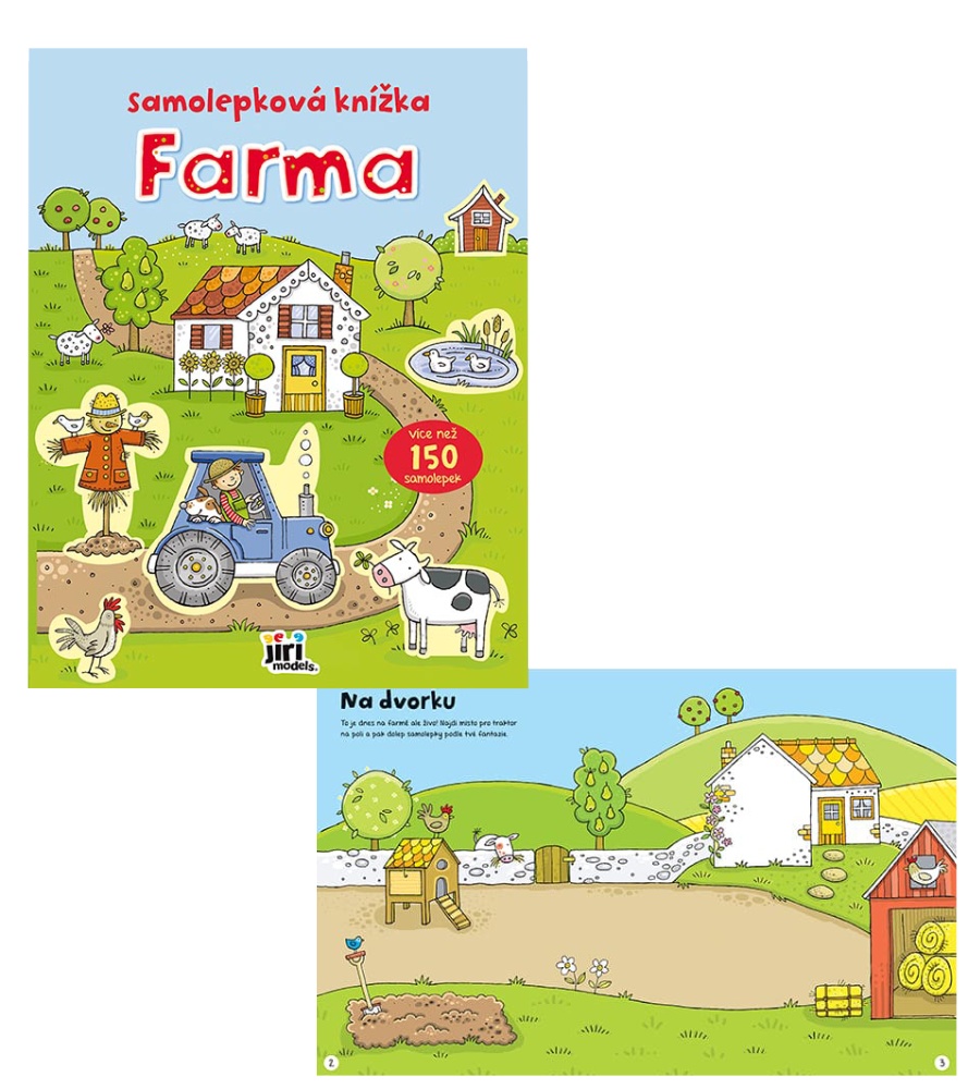 Samolepková knížka Farma 216x275 150 etiket