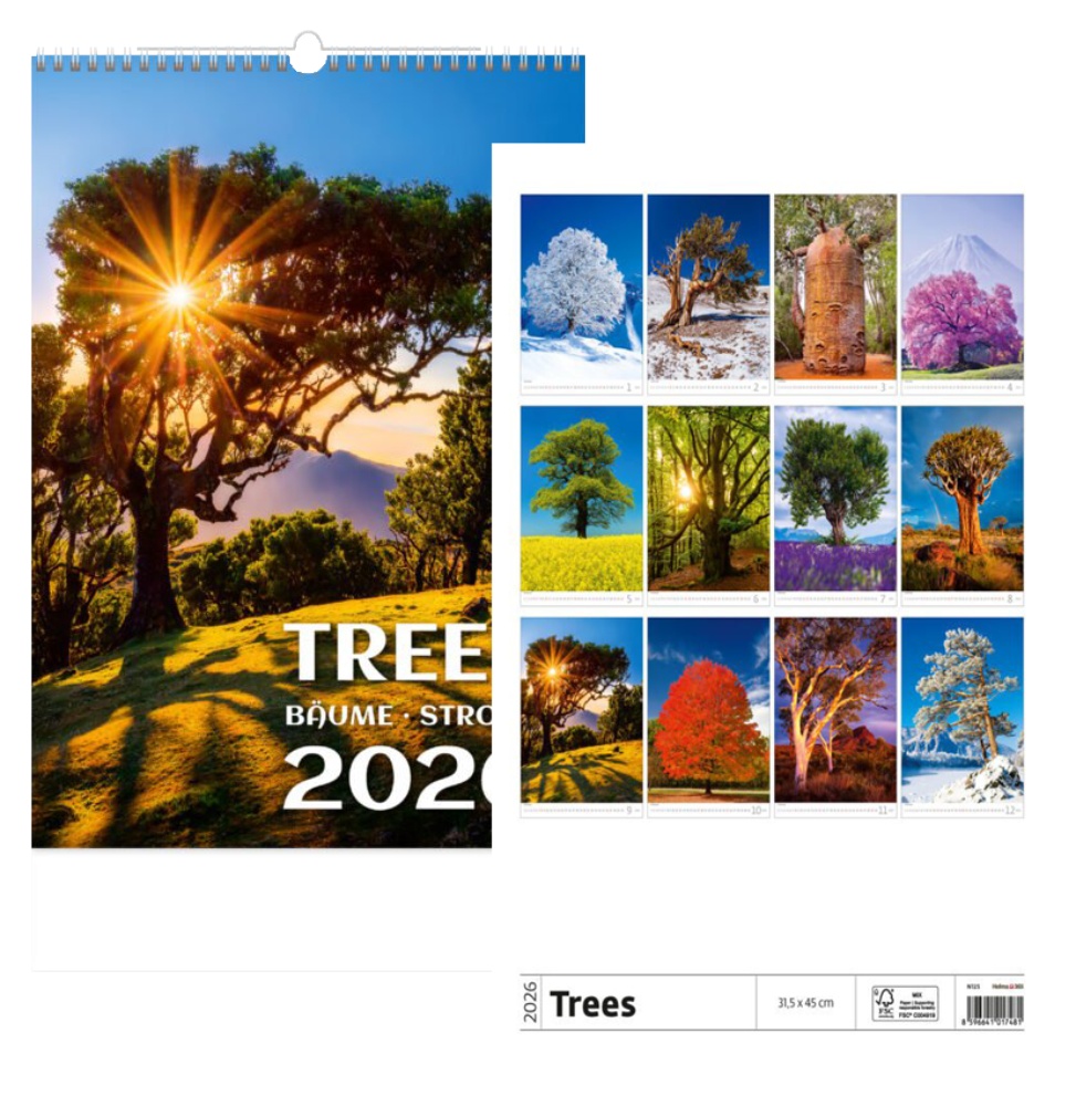 Kalendář n.2026 Trees N125 315x450