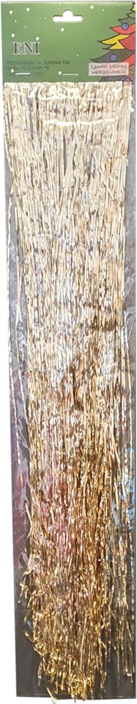 Vánoční lameta 100cm zlatá-světlá