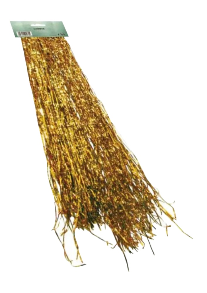 Vánoční lameta 100cm zlatá-světlá