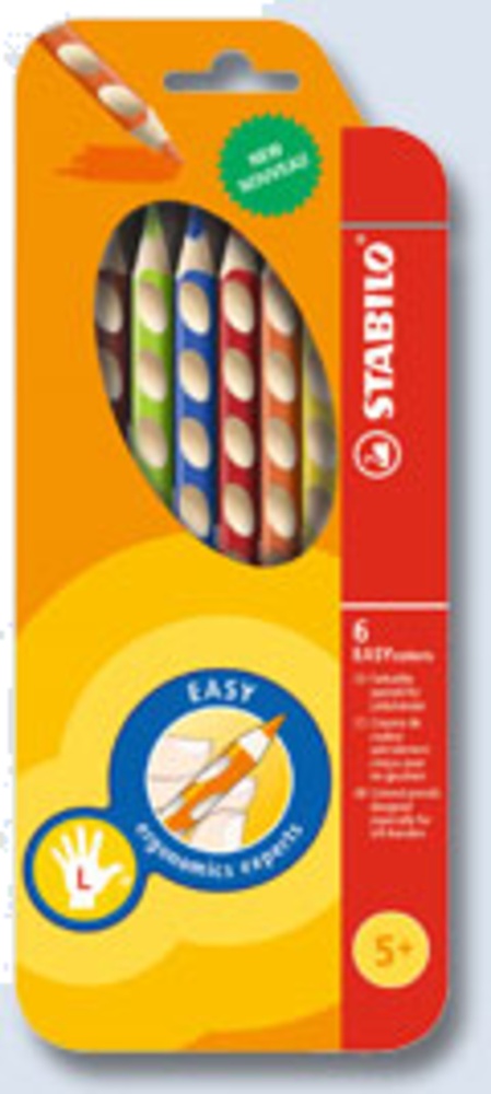 Pastelky Stabilo EASY 331/6 pro leváky