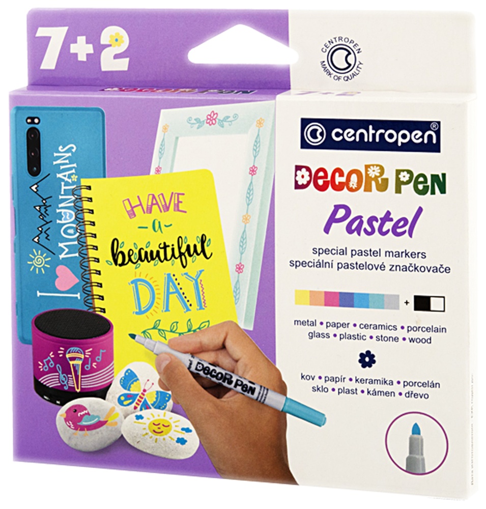 Fix sada 2738/7+2 Decor Pen Pastel