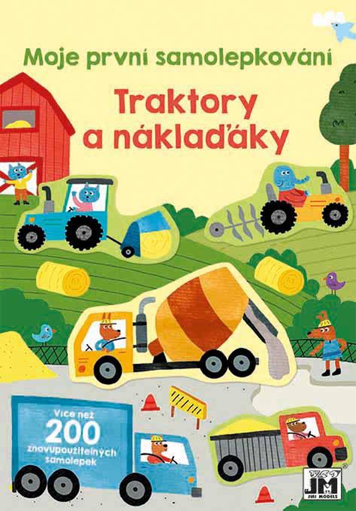 Samolepková knížka Traktory 170x240 200e
