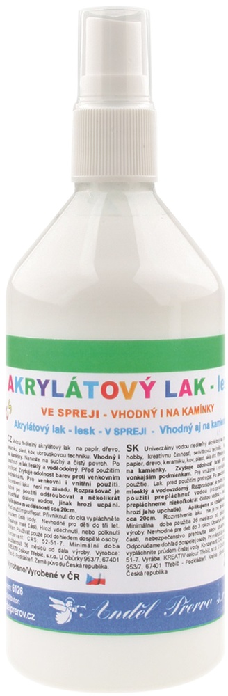 Lak akrylový sprey lesklý 215g