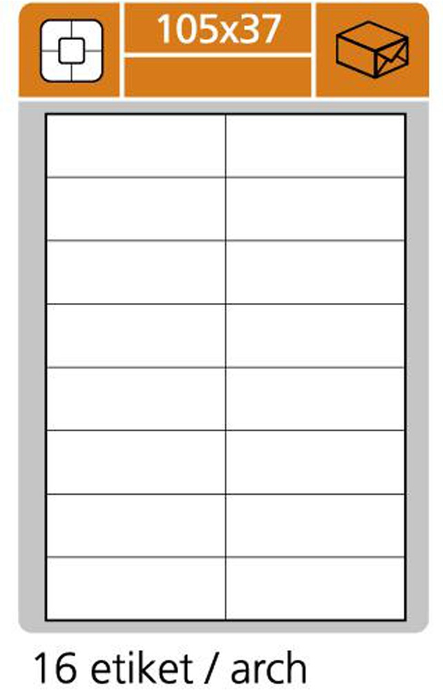 SLE Laser 105x37 1600 etiket