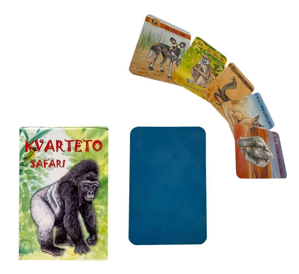 Karty kvarteto Safari AK8827
