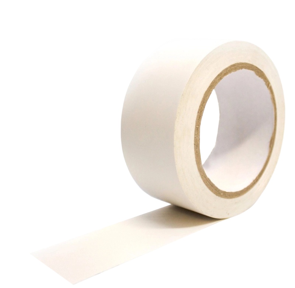 Lepící páska 50/33m PVC vytyčovací bílá