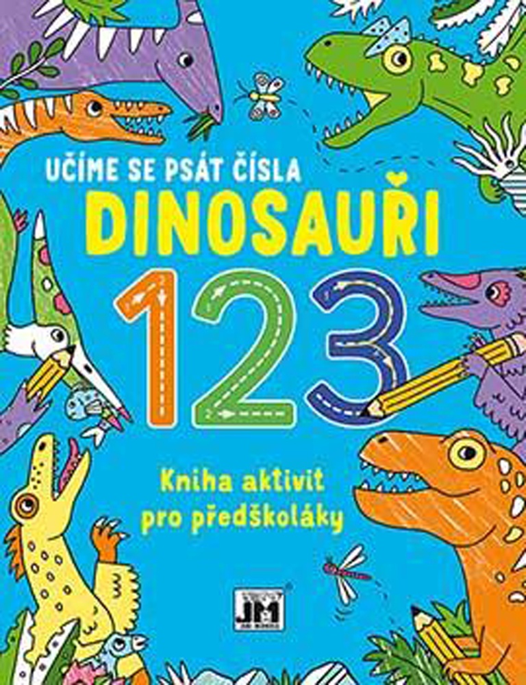 Omalovánky A5 Kniha aktivit Dino 123