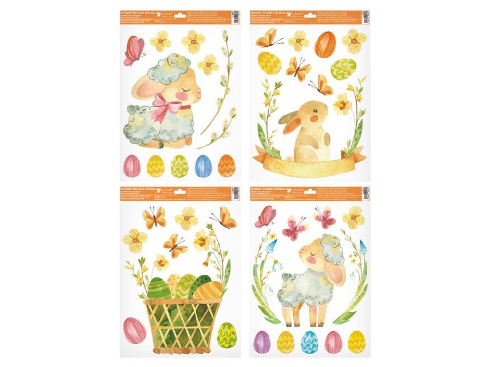 Velikonoční okenní dekorace 30x42cm 6917