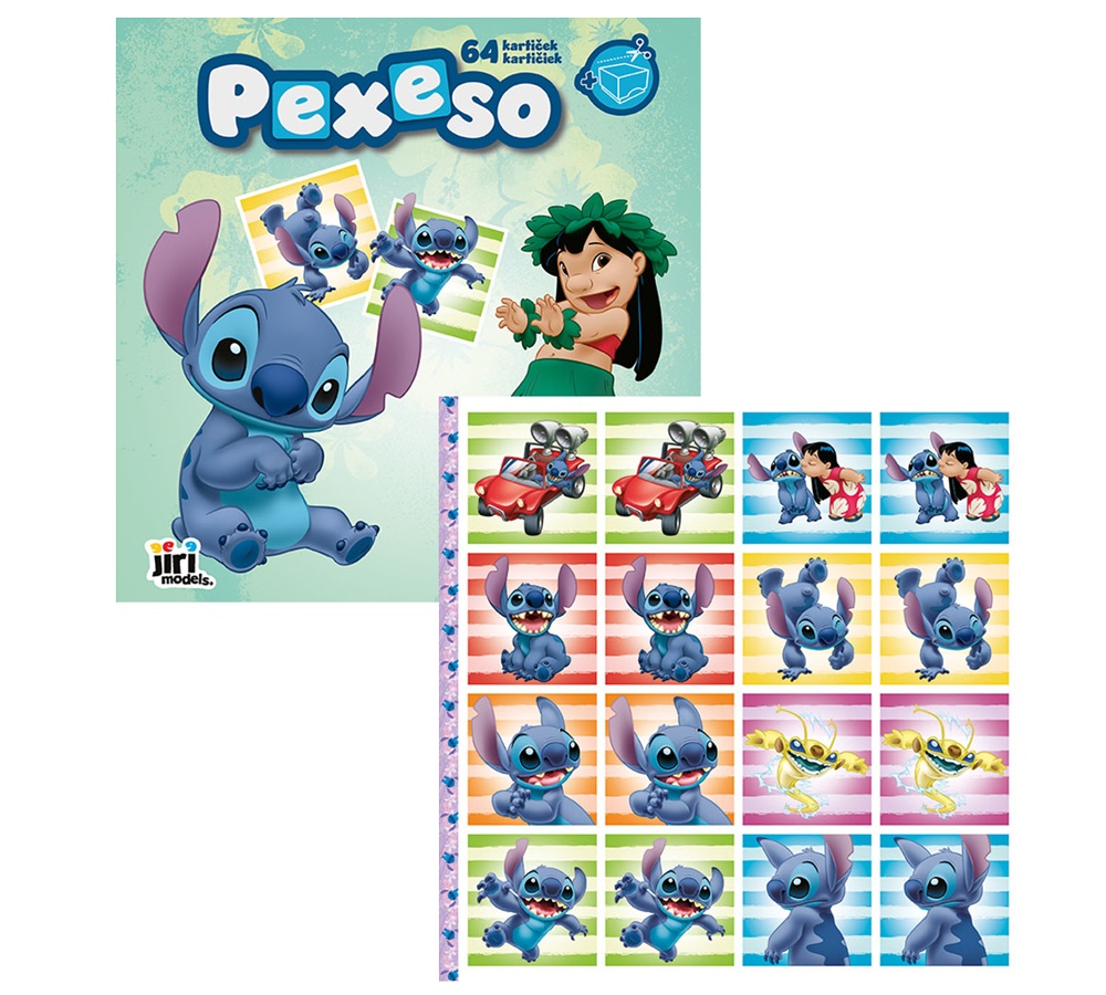 Pexeso v sešitu Lilo Stitch 4254-7