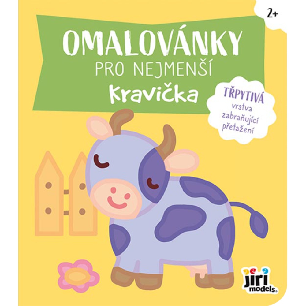 Omalovánky pro nejmenší Kravička 210x185