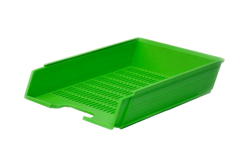 Kancelářský box plastový světle zelený
